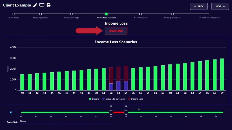 DI One Protection Software Income Loss