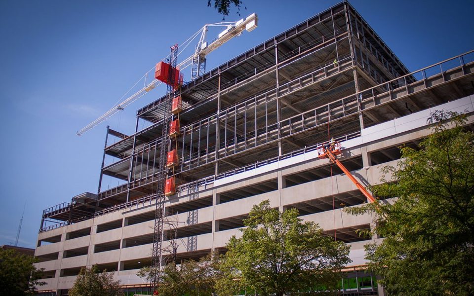 Ash Skyline Plaza Takes Shape In Downtown Fort Wayne